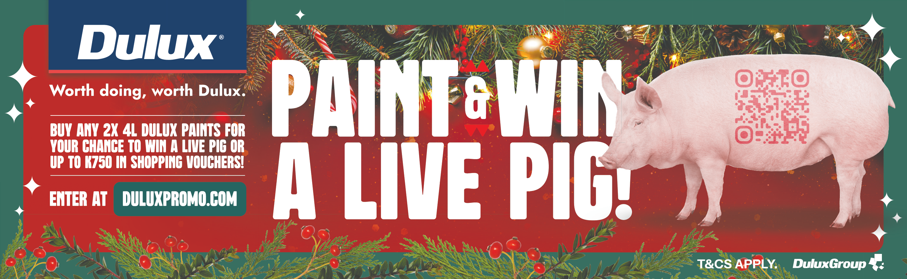 DUX021 Christmas Promo Newspaper Strip Ad 260X80mm 211025 FANP